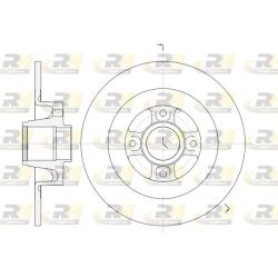 Stabdžių diskas ROADHOUSE 61047.00