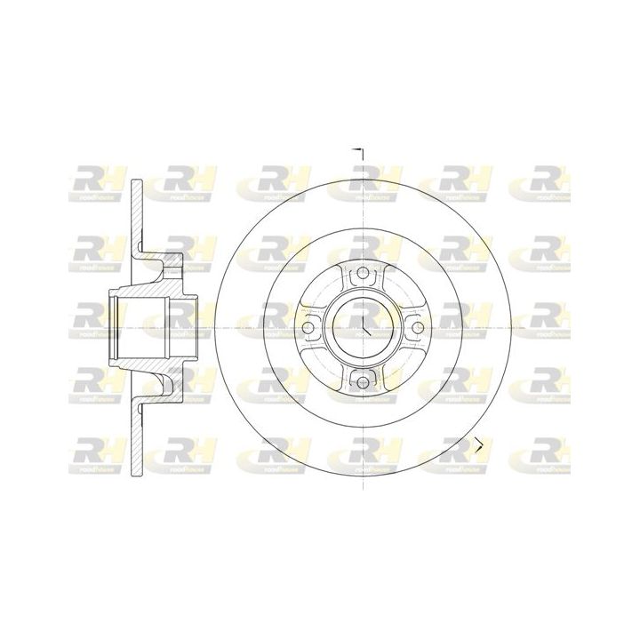 Stabdžių diskas ROADHOUSE 61047.00