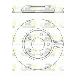 Stabdžių diskas ROADHOUSE 61047.10