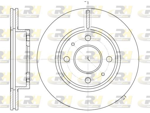 Stabdžių diskas ROADHOUSE 6105.10