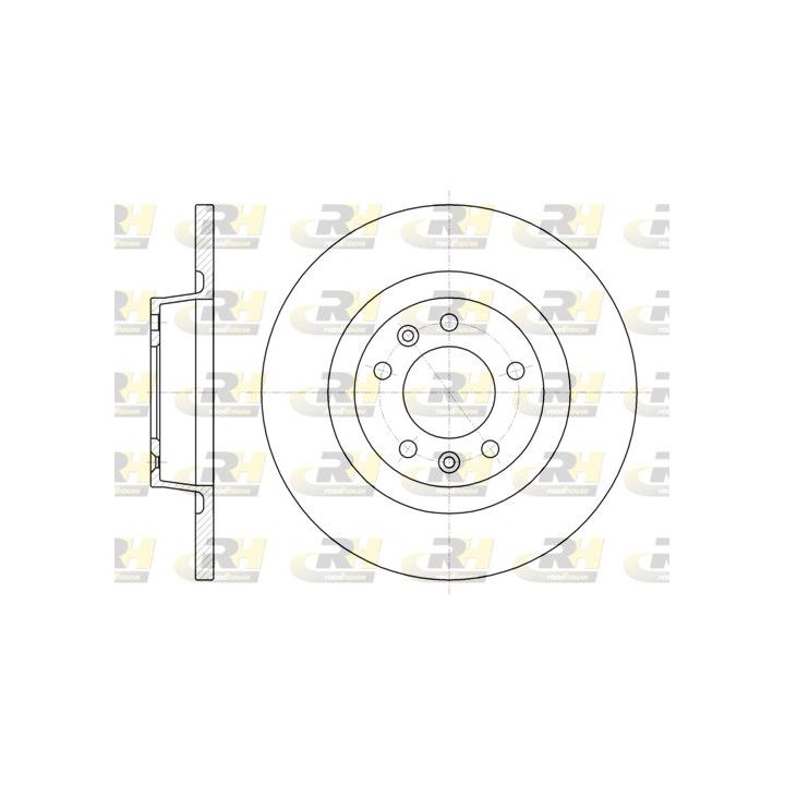 Stabdžių diskas ROADHOUSE 61053.00