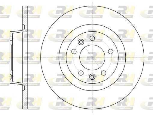 Stabdžių diskas ROADHOUSE 61053.00