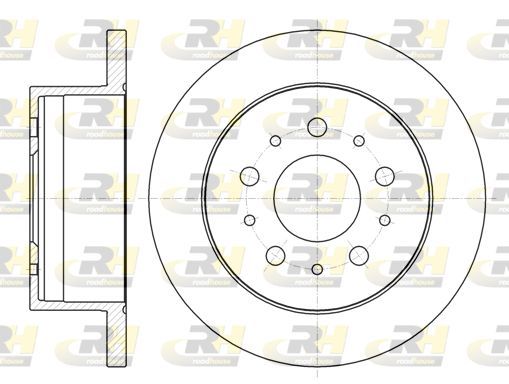 Stabdžių diskas ROADHOUSE 61055.00
