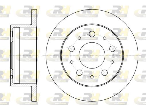 Stabdžių diskas ROADHOUSE 61056.00