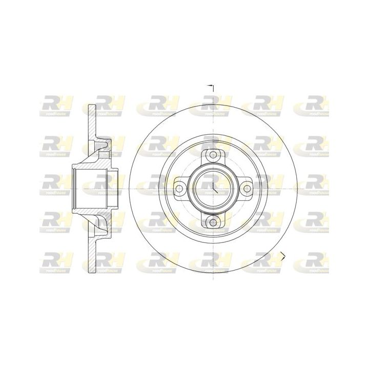 Stabdžių diskas ROADHOUSE 61058.00