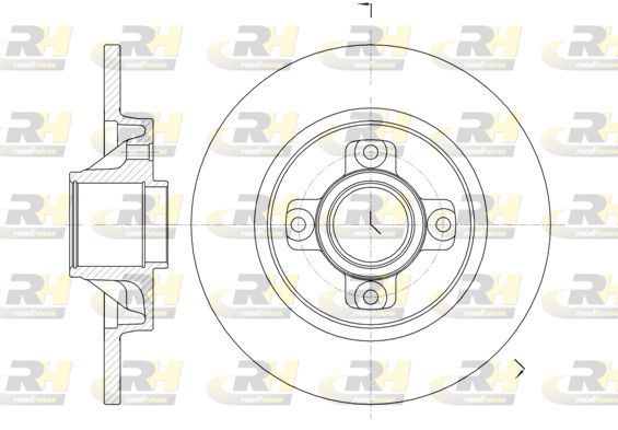 Stabdžių diskas ROADHOUSE 61058.00