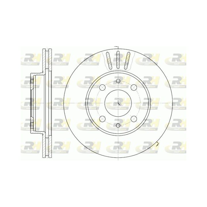 Stabdžių diskas ROADHOUSE 6107.10