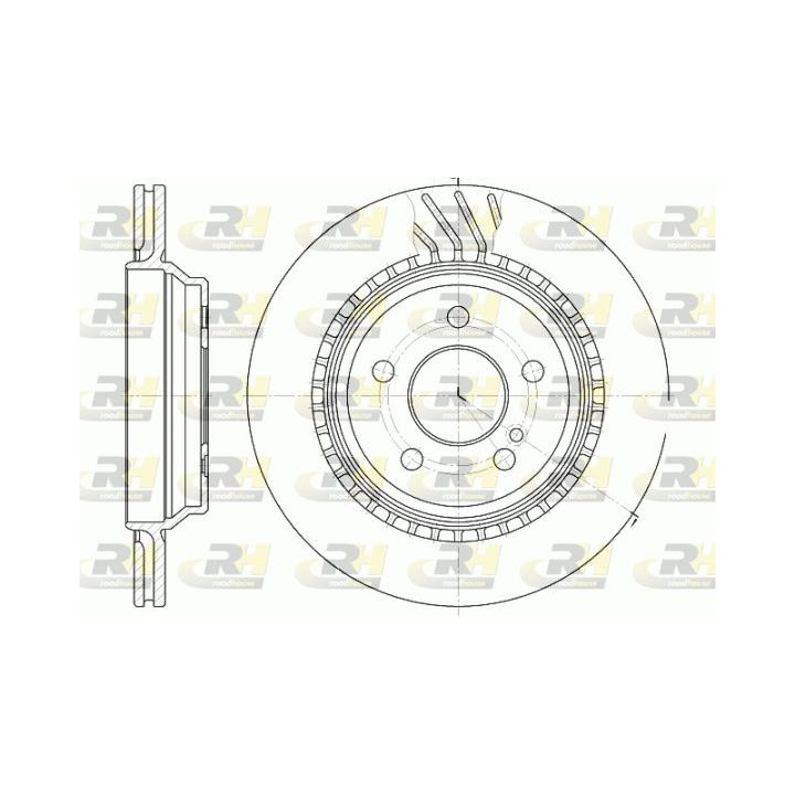 Stabdžių diskas ROADHOUSE 61072.10