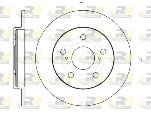 Stabdžių diskas ROADHOUSE 61074.00