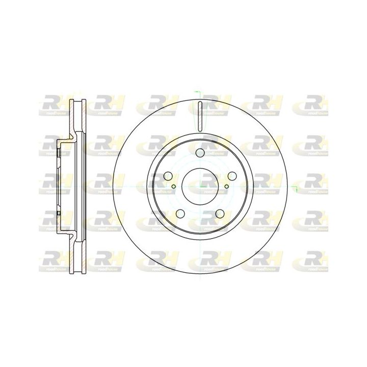 Stabdžių diskas ROADHOUSE 61076.10