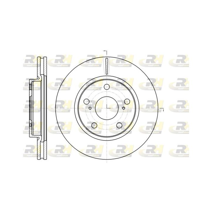 Stabdžių diskas ROADHOUSE 61077.10