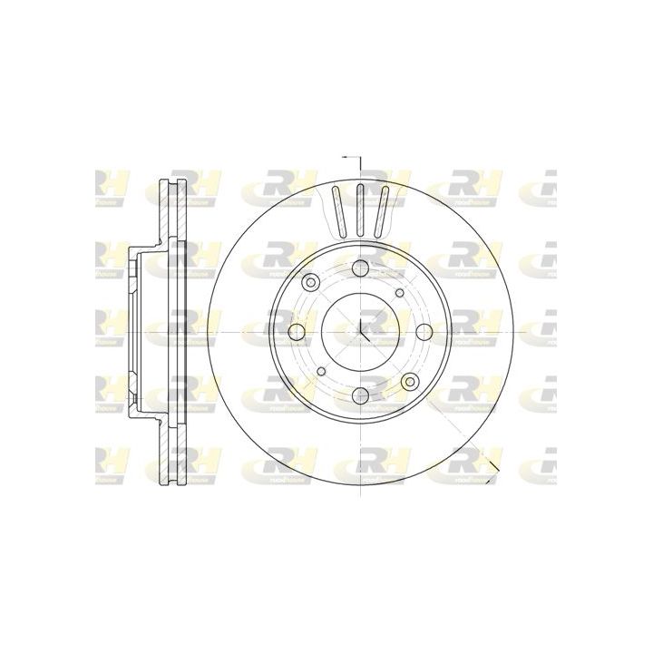 Stabdžių diskas ROADHOUSE 6108.10