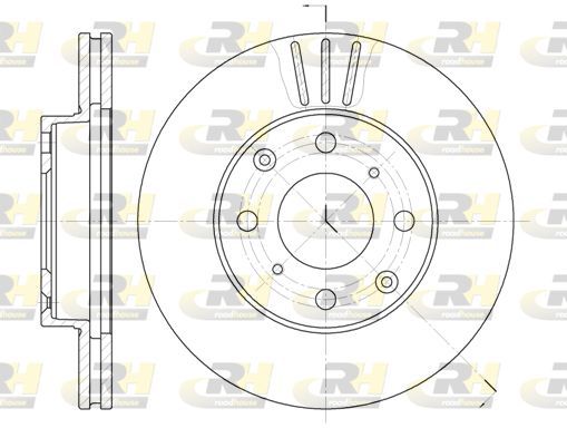 Stabdžių diskas ROADHOUSE 6108.10