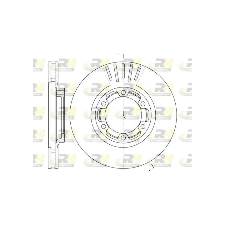Stabdžių diskas ROADHOUSE 61083.10