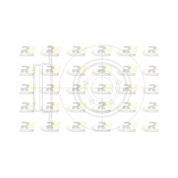 Stabdžių diskas ROADHOUSE 61084.00