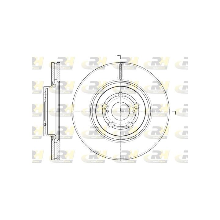 Stabdžių diskas ROADHOUSE 61092.10