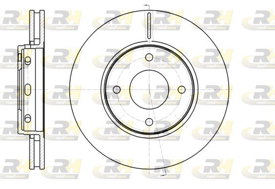Stabdžių diskas ROADHOUSE 61097.10