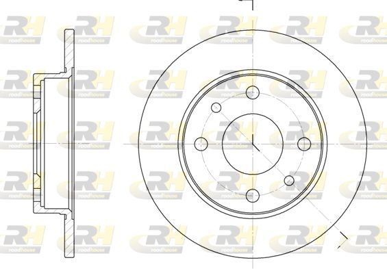 Stabdžių diskas ROADHOUSE 6110.00
