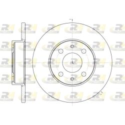 Stabdžių diskas ROADHOUSE 6110.01