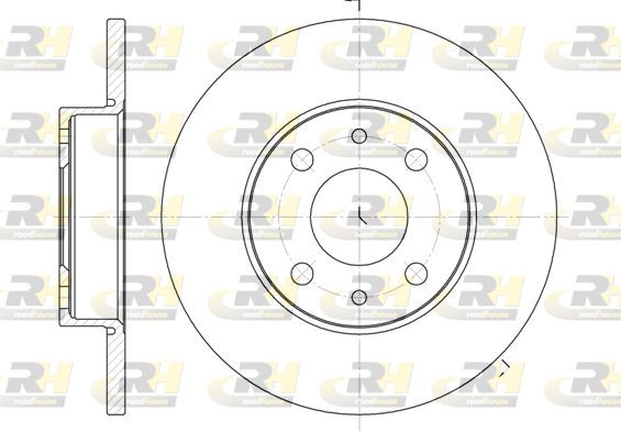 Stabdžių diskas ROADHOUSE 6110.01