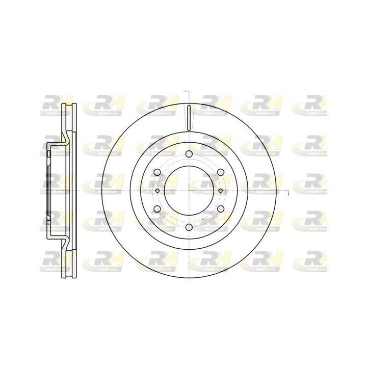 Stabdžių diskas ROADHOUSE 61100.10