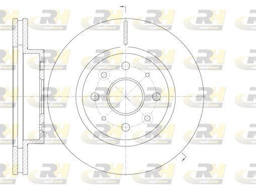 Stabdžių diskas ROADHOUSE 61103.10