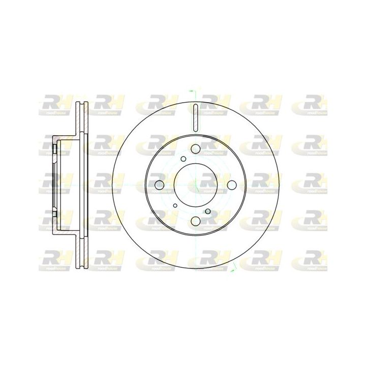 Stabdžių diskas ROADHOUSE 61104.10