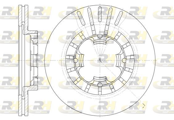 Stabdžių diskas ROADHOUSE 61108.10
