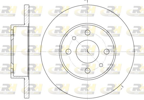 Stabdžių diskas ROADHOUSE 6111.00