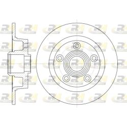 Stabdžių diskas ROADHOUSE 61114.00