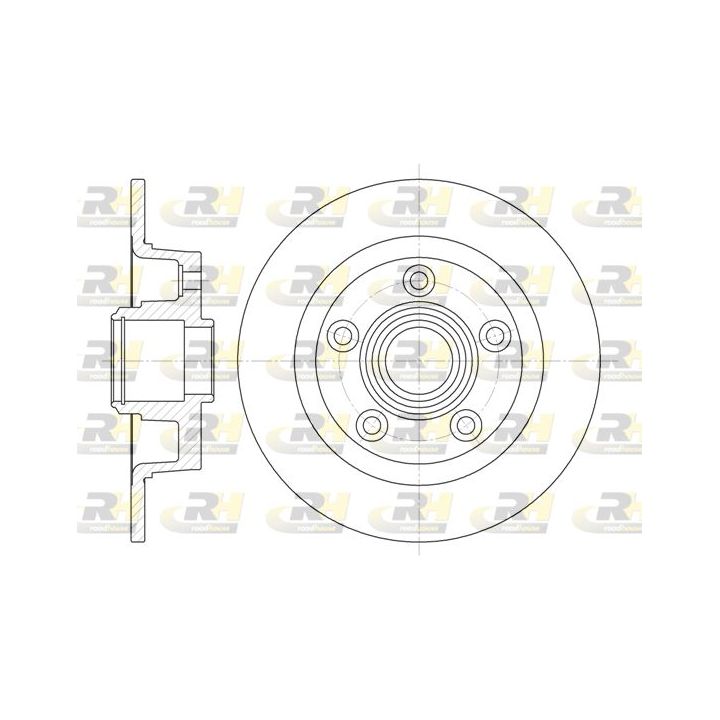 Stabdžių diskas ROADHOUSE 61114.00