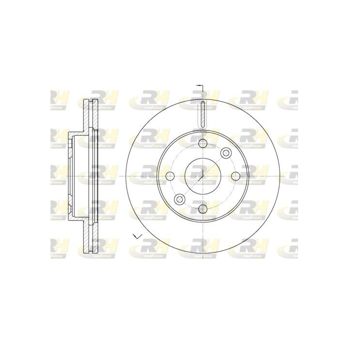 Stabdžių diskas ROADHOUSE 61116.10