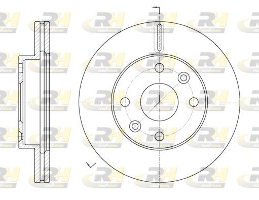 Stabdžių diskas ROADHOUSE 61116.10