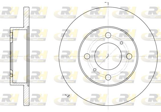 Stabdžių diskas ROADHOUSE 61117.00