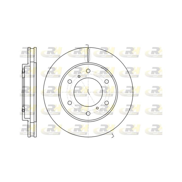 Stabdžių diskas ROADHOUSE 61118.10