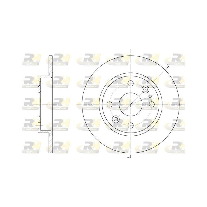 Stabdžių diskas ROADHOUSE 61119.00