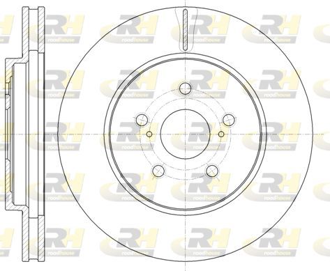 Stabdžių diskas ROADHOUSE 61136.10