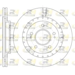 Stabdžių diskas ROADHOUSE 61137.10