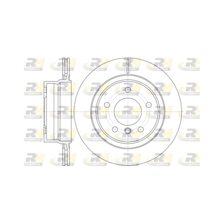 Stabdžių diskas ROADHOUSE 61145.10