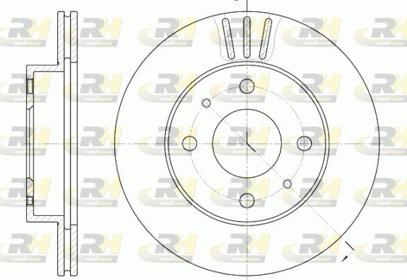 Stabdžių diskas ROADHOUSE 61148.10