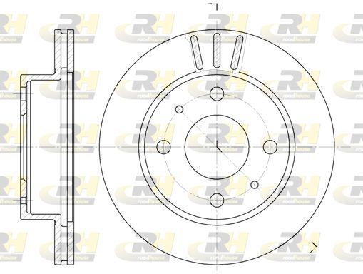 Stabdžių diskas ROADHOUSE 61150.10