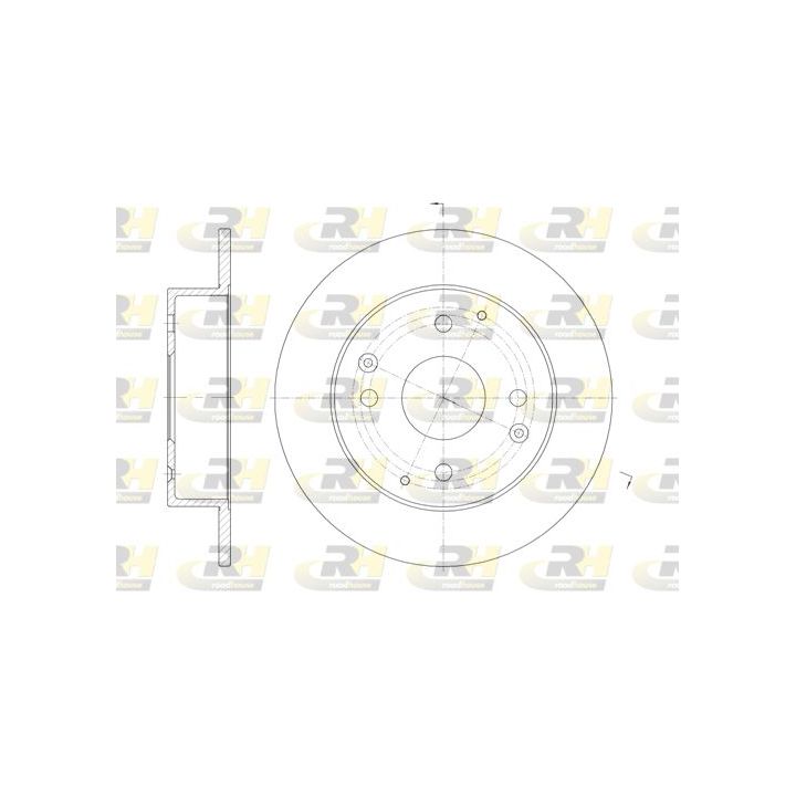 Stabdžių diskas ROADHOUSE 61156.00