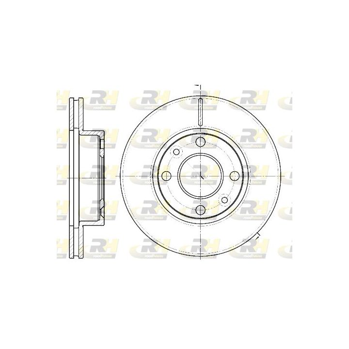 Stabdžių diskas ROADHOUSE 61162.10