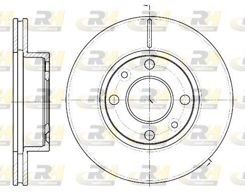 Stabdžių diskas ROADHOUSE 61162.10