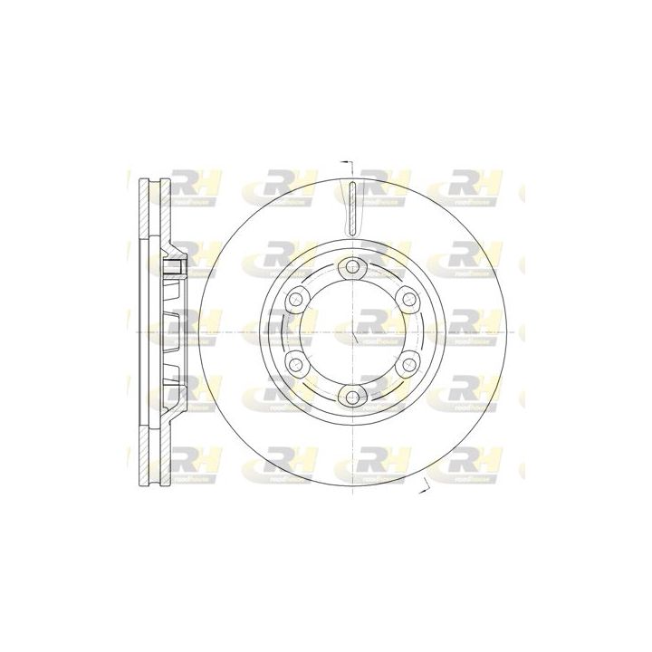 Stabdžių diskas ROADHOUSE 61163.10