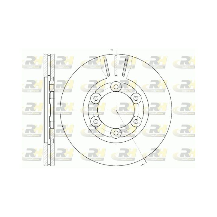 Stabdžių diskas ROADHOUSE 61164.10