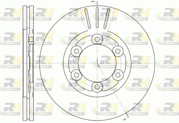 Stabdžių diskas ROADHOUSE 61164.10