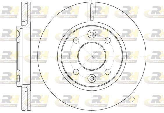Stabdžių diskas ROADHOUSE 6117.10