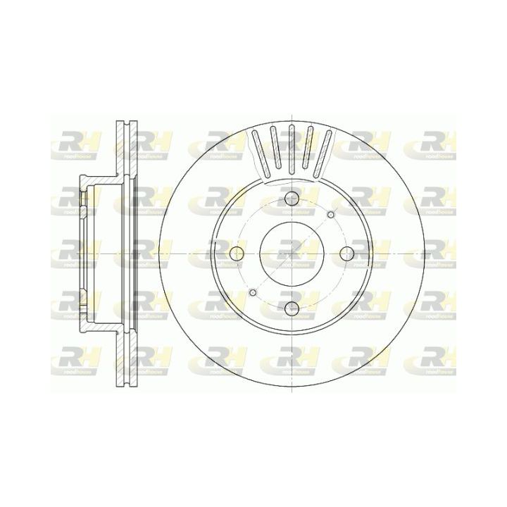 Stabdžių diskas ROADHOUSE 61178.10