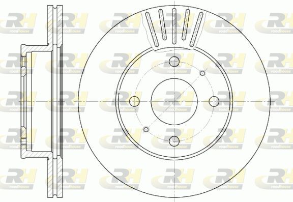 Stabdžių diskas ROADHOUSE 61178.10